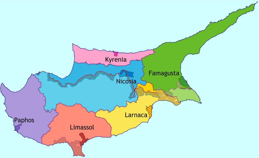 Cipro mappa